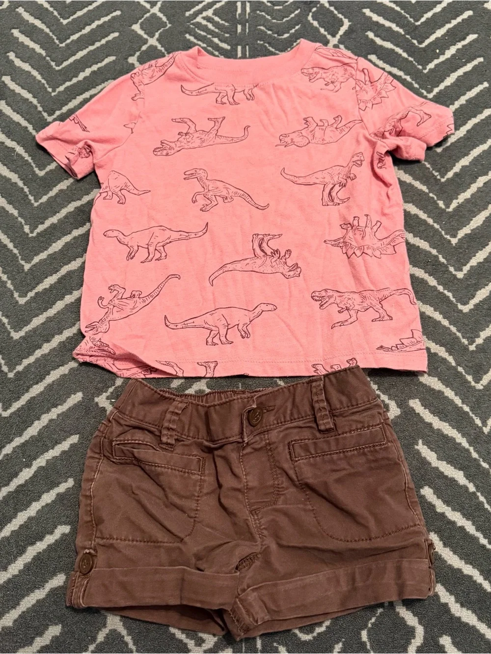 Girls shirt and shorts set